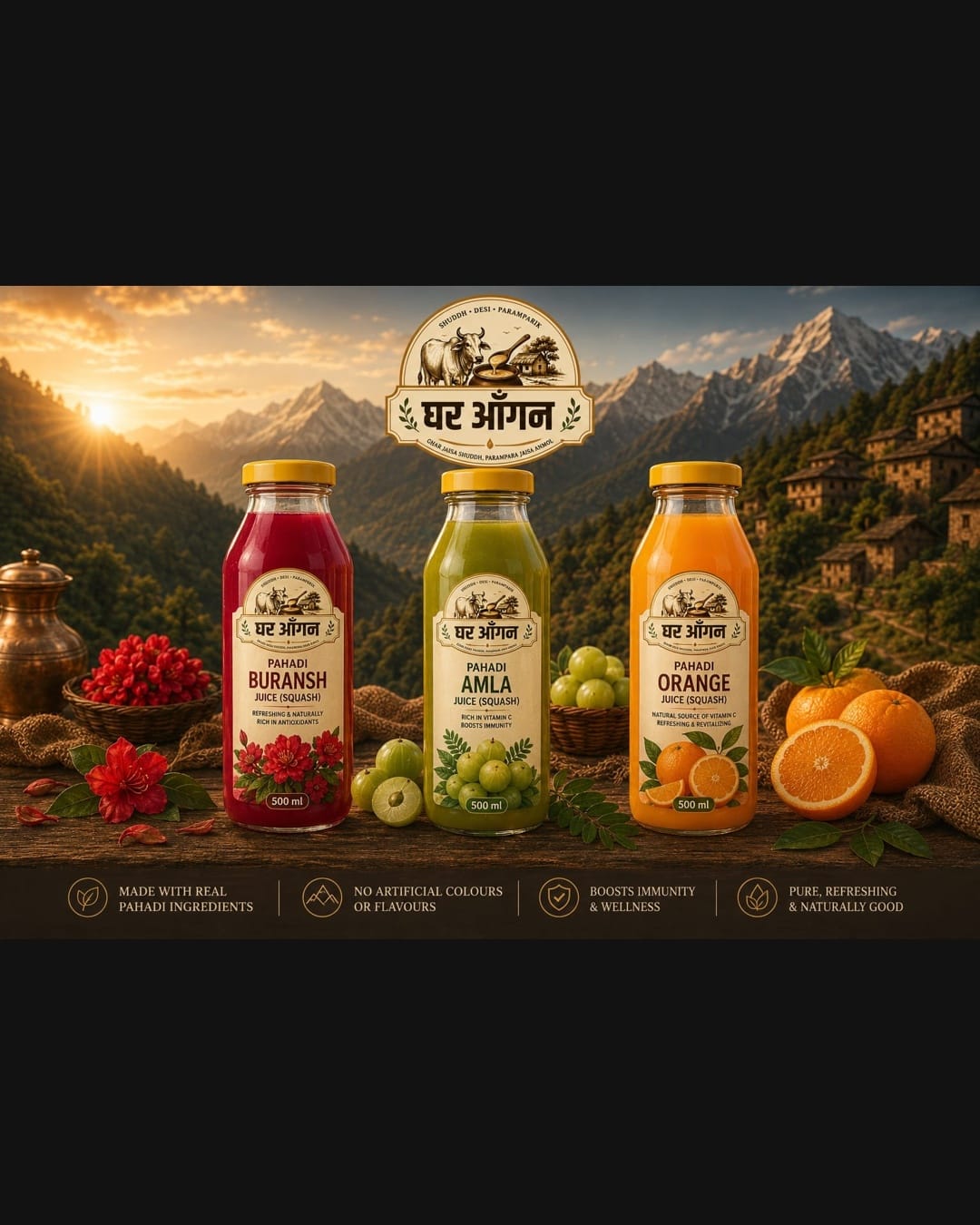 Pahadi Fruit Juices & Squashes